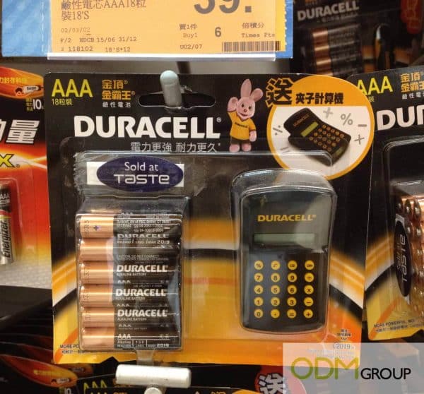 Count with Duracell’s On Pack Promo Clipper Calculator!