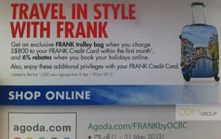 Travel With OCBC FRANK’s Stylish Trolley Bag Giveaway!