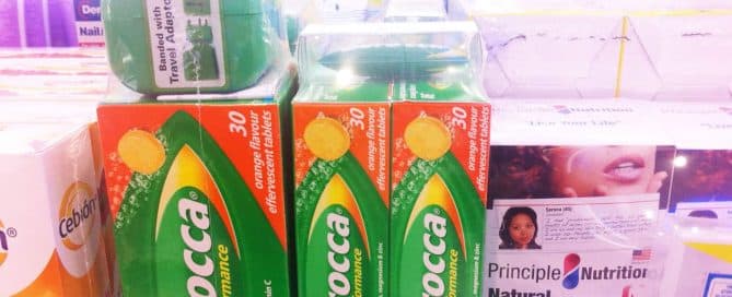 Berocca’s in-store promotion at Watsons Singapore