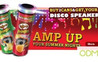 Pringles show companies how to market a product - Disco Speaker