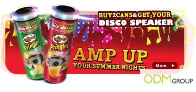 Pringles show companies how to market a product - Disco Speaker
