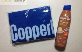 Coppertone’s Summer Marketing Merchandise – Custom Beach Towel
