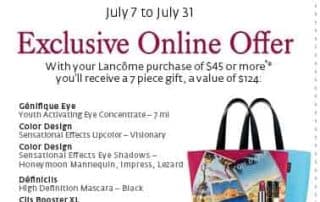 Lancôme Offers Exclusive Gift Set with Signature Tote