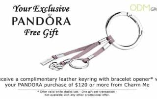 Custom High End Stylish Leather Keyring by Pandora