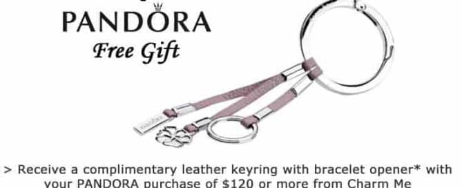 Custom High End Stylish Leather Keyring by Pandora