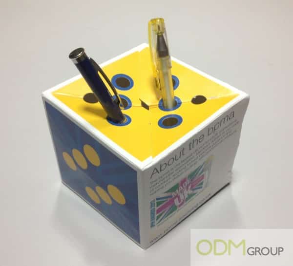 Pop Up Mailers as Pen Holders