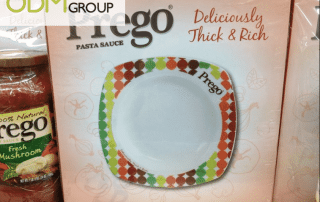Promotional giveaway: Prego plates