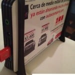 Promo phone chargers by Santander Group