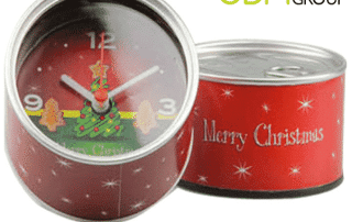 Canned Clock Christmas