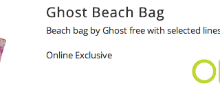 Ghost Beach Bag
