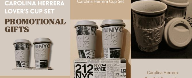 CAROLINA HERRERA LOVER’S CUP SET PROMOTIONAL GIFTS