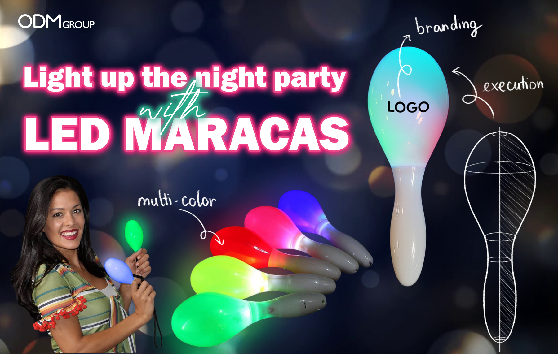 Party Through The Night with Led Maracas