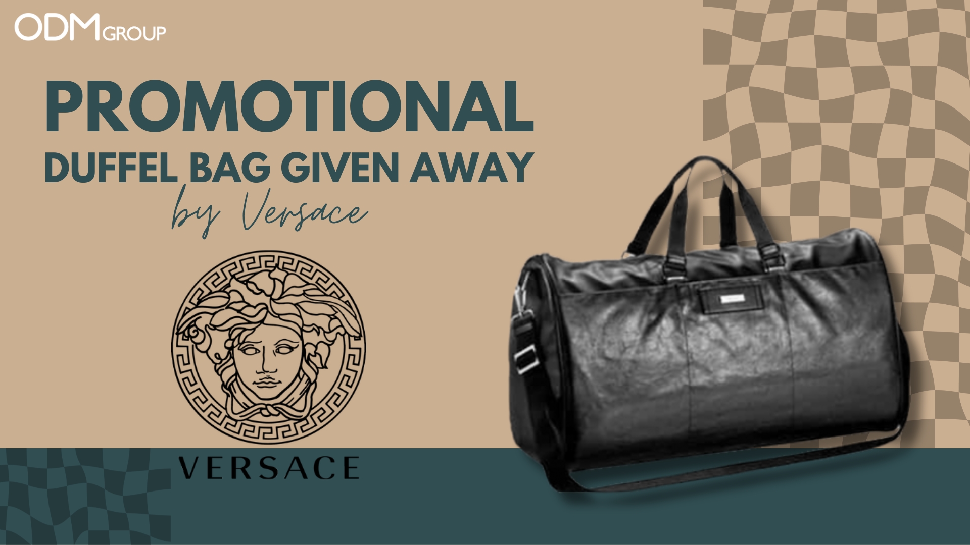 Promotional Duffel Bag Given Away by Versace
