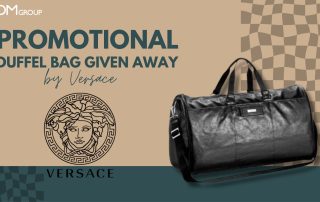 Promotional Duffel Bag Given Away by Versace