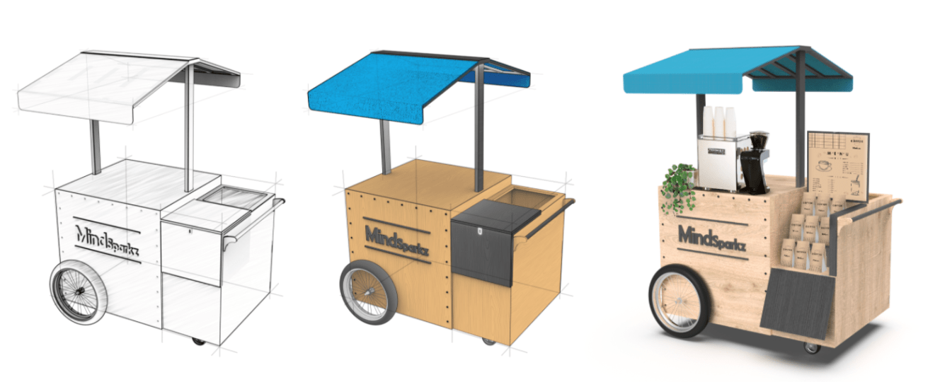 Mobile Food Cart Design