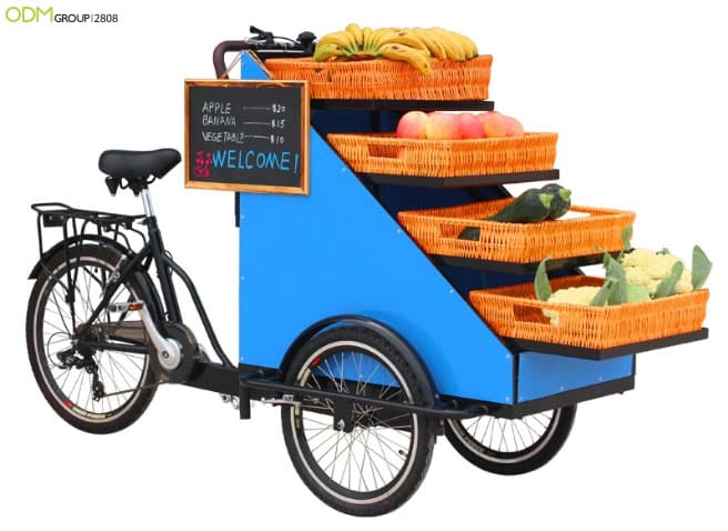 Mobile Food Cart Design - Bike Cart