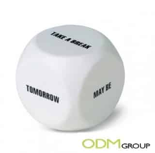 Anti stress decision dice promotional gift