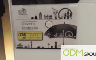 Oliver's Umbrella Promotional Offer