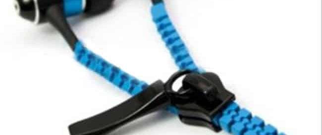 Zipper Earphones as an innovative gift