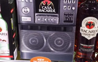 Unique promotional packaging by Bacardi