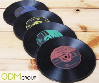 Music marketing - Customisable Record Coaster