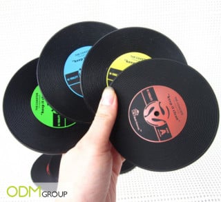 Music marketing - Customisable Record Coaster