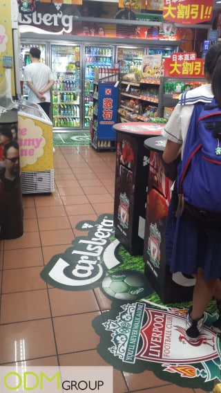 Liverpool FC and Carlsberg - In Store Marketing in China