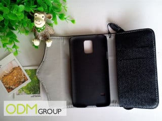 Durable multi-function promotional phone wallet