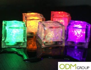 Excellent LED ice cubes to be used as drinks promos