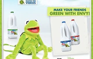 Cravendale and The Muppets – Kermit Backpack used for dairy promos