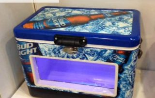 Beer Promo - Bud Light LED Cooler closed