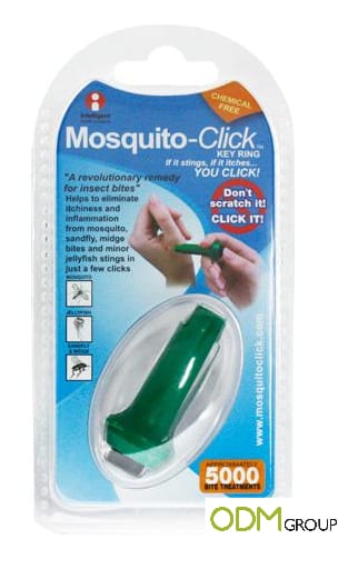 Mosquito clicker as a summer promotion