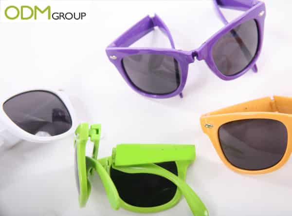 Exclusive foldable sunglasses for summer promotions