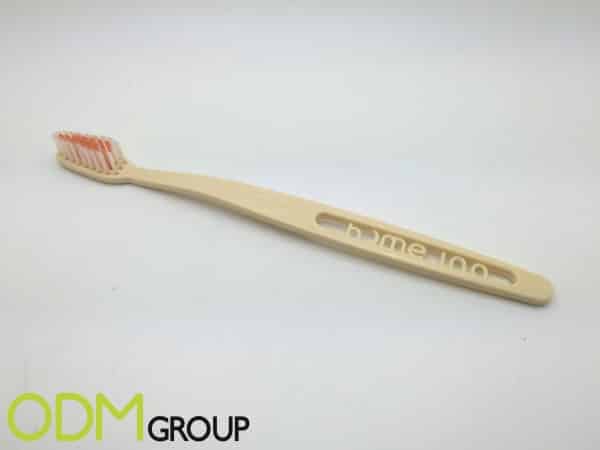 Promote your brand with a molded logo toothbrush