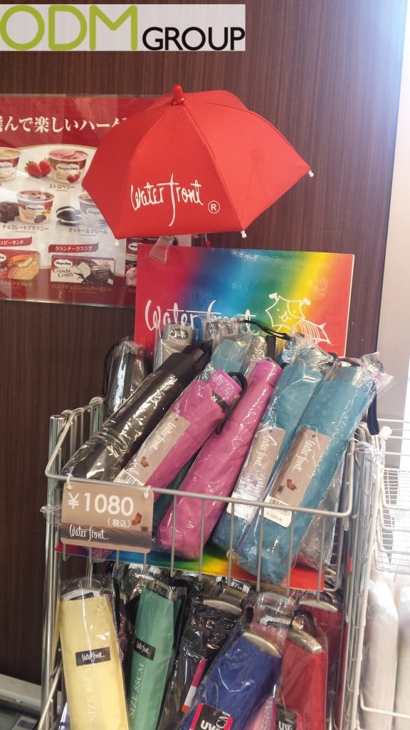 Interesting POS Display from Waterfront Umbrellas