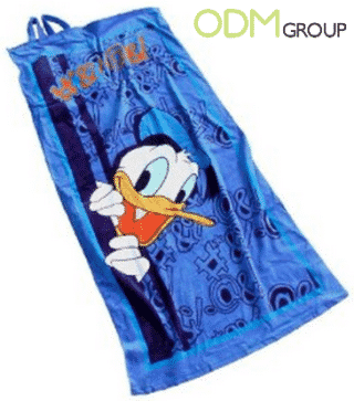 Promotional Gifts: Branded Towels with Donald Duck