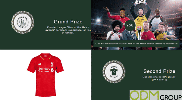 Carlsberg offers Premier League redemption gifts