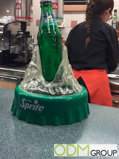 Customized In-Store Display by Sprite