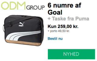Free Sports Bag as On-Pack Promotion with Magazine