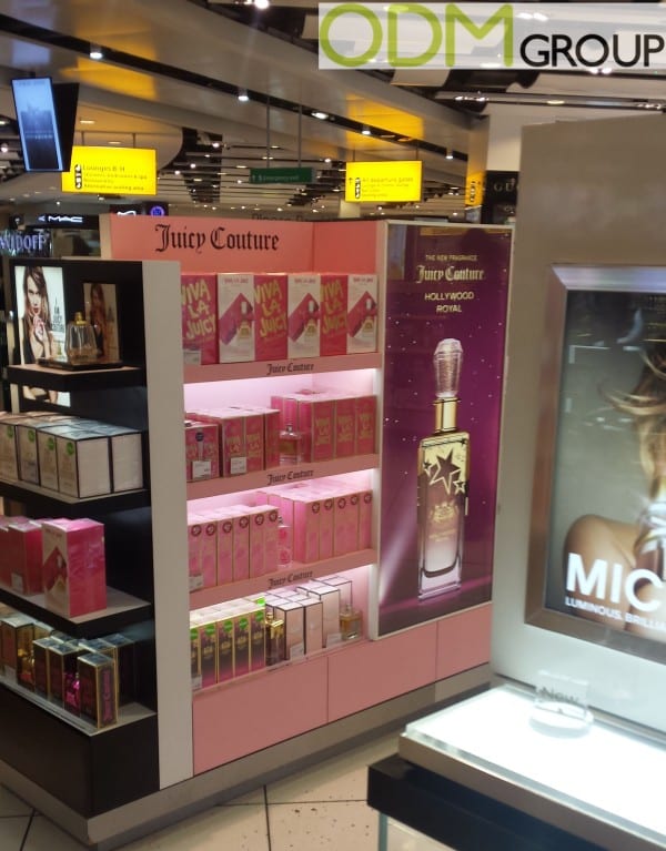 In Store Display for Juicy Couture perfumes