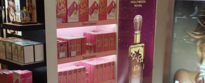 In Store Display for Juicy Couture perfumes