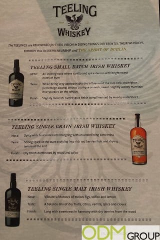 Teeling Whiskey's Mason Jar as Original Marketing Gift