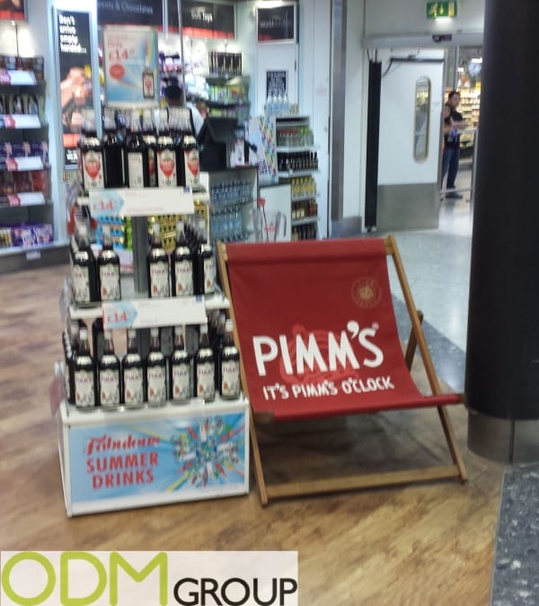 Great promotional ideas from Pimm's: branded deck chair