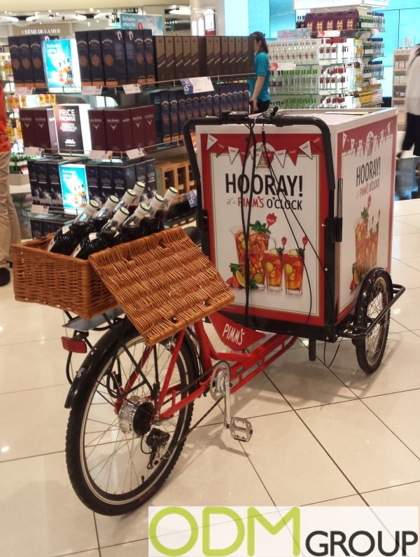 Great promotional ideas from Pimm's: branded deck chair