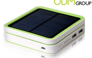 Promotional Gadget Power Bank with stackable Solar Panel.