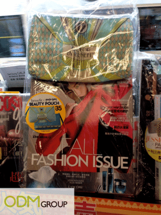 September Issue of Marie Claire: Beauty Pouch On Pack Promotion