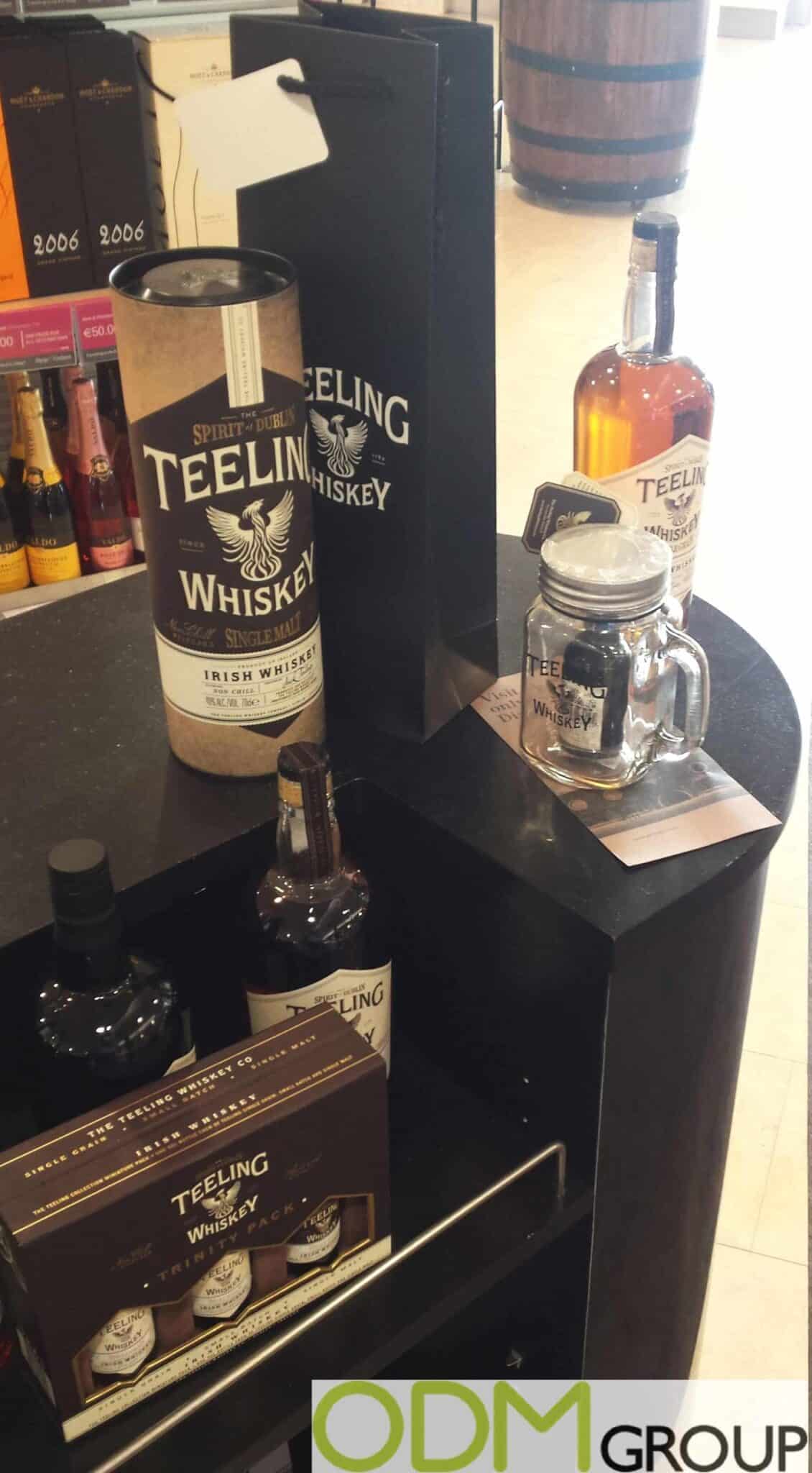Teeling Whiskey's Mason Jar as Original Marketing Gift