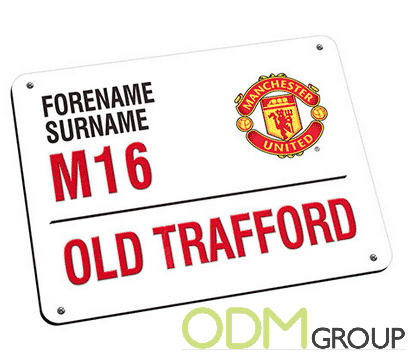 Boost Sales with Branded Street Signs like Manchester United