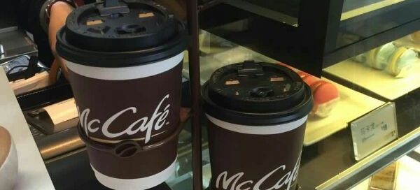 McCafe rising Brand Awareness with POS display