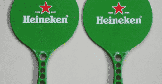 Branded Beach Bat Set by Heineken